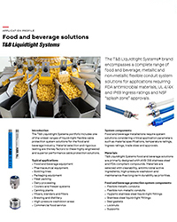 Liquidtight Food and Beverage Application brochure