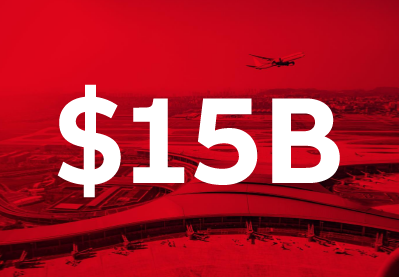 Upgrade aging airport Infrastructure $15B