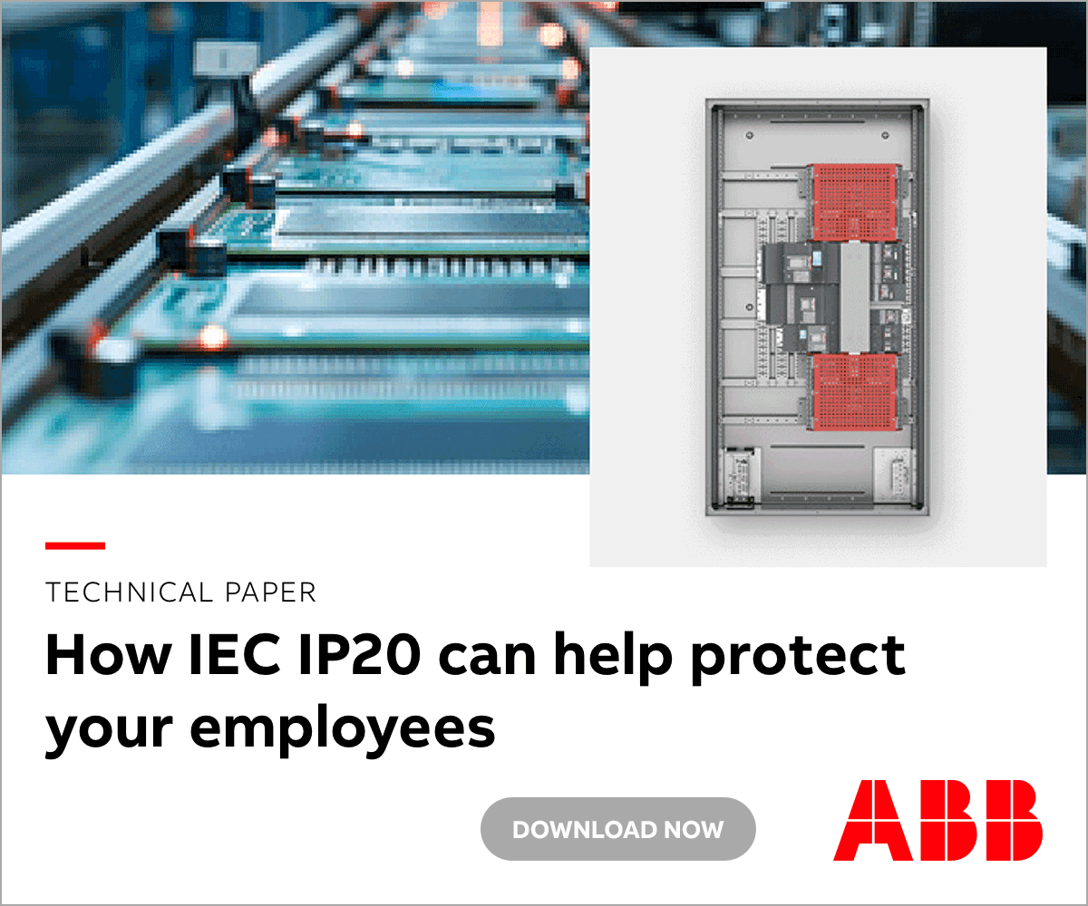 Technical paper: How IEC IP20 can help protect your employees