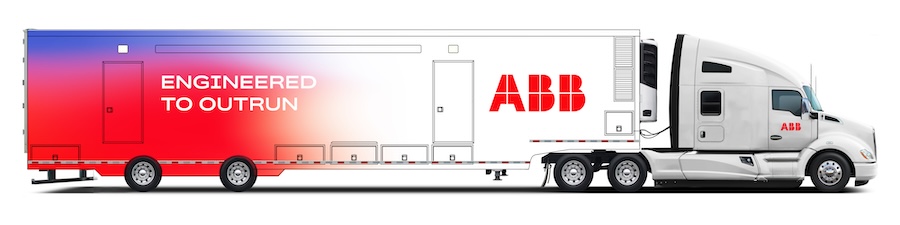 ABB #PowerBetter Roadshow truck ABB #PowerBetter Roadshow truck