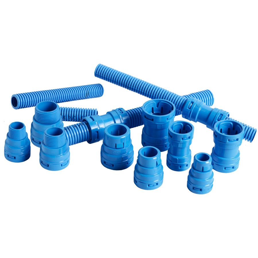 Carlon electrical non-metallic tubing (ENT) two-piece fittings