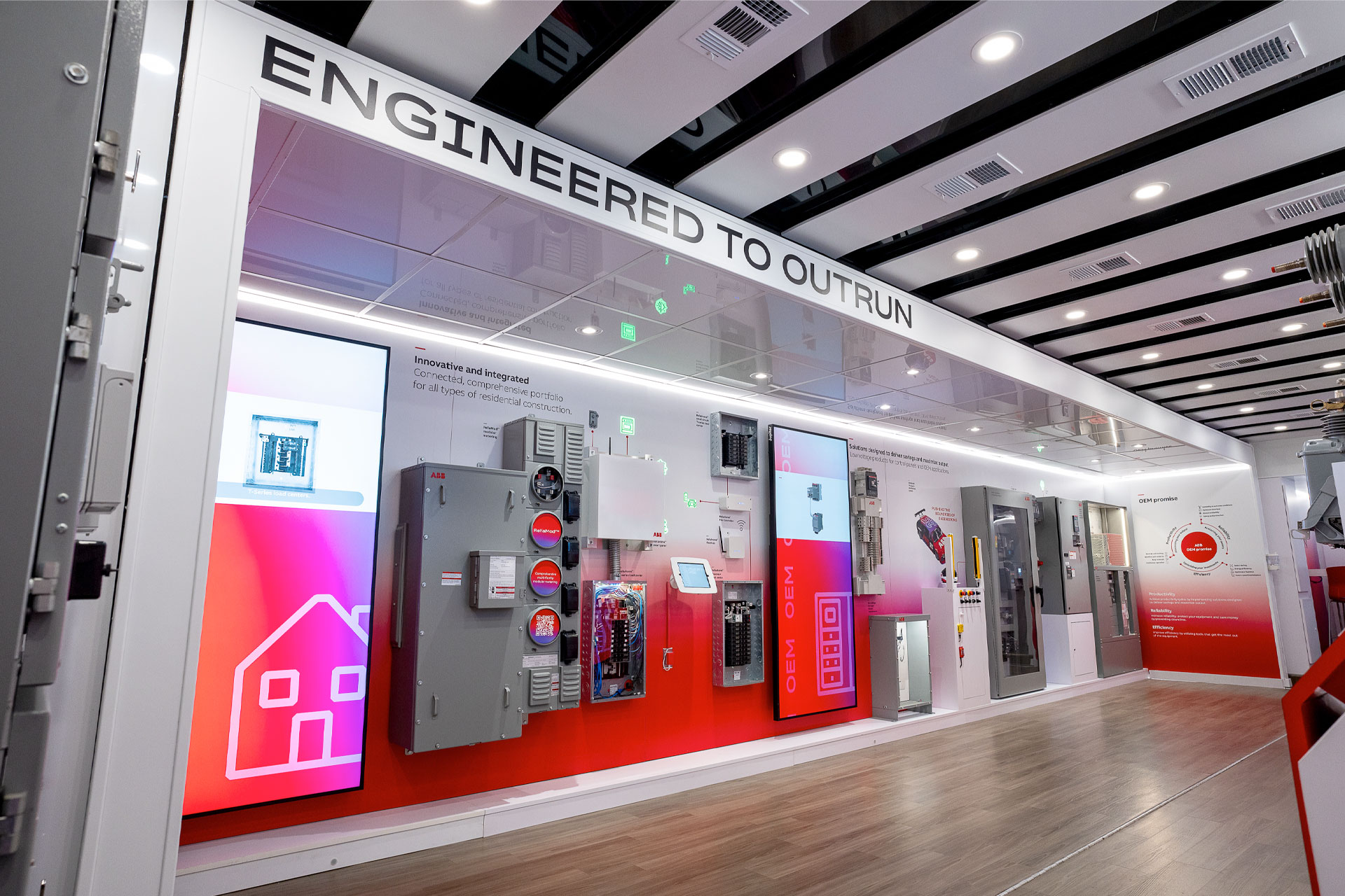 Inside the ABB PowerBetter Roadshow Trailer