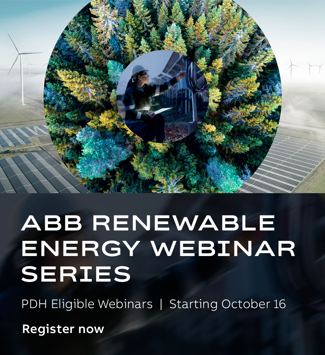 Register for the new ABB Renewable Energy Webinar Series starting October 16