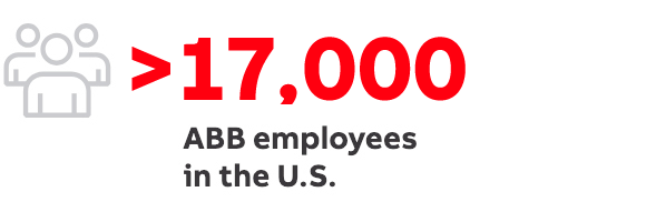 >17,000 ABB employees in the U.S.