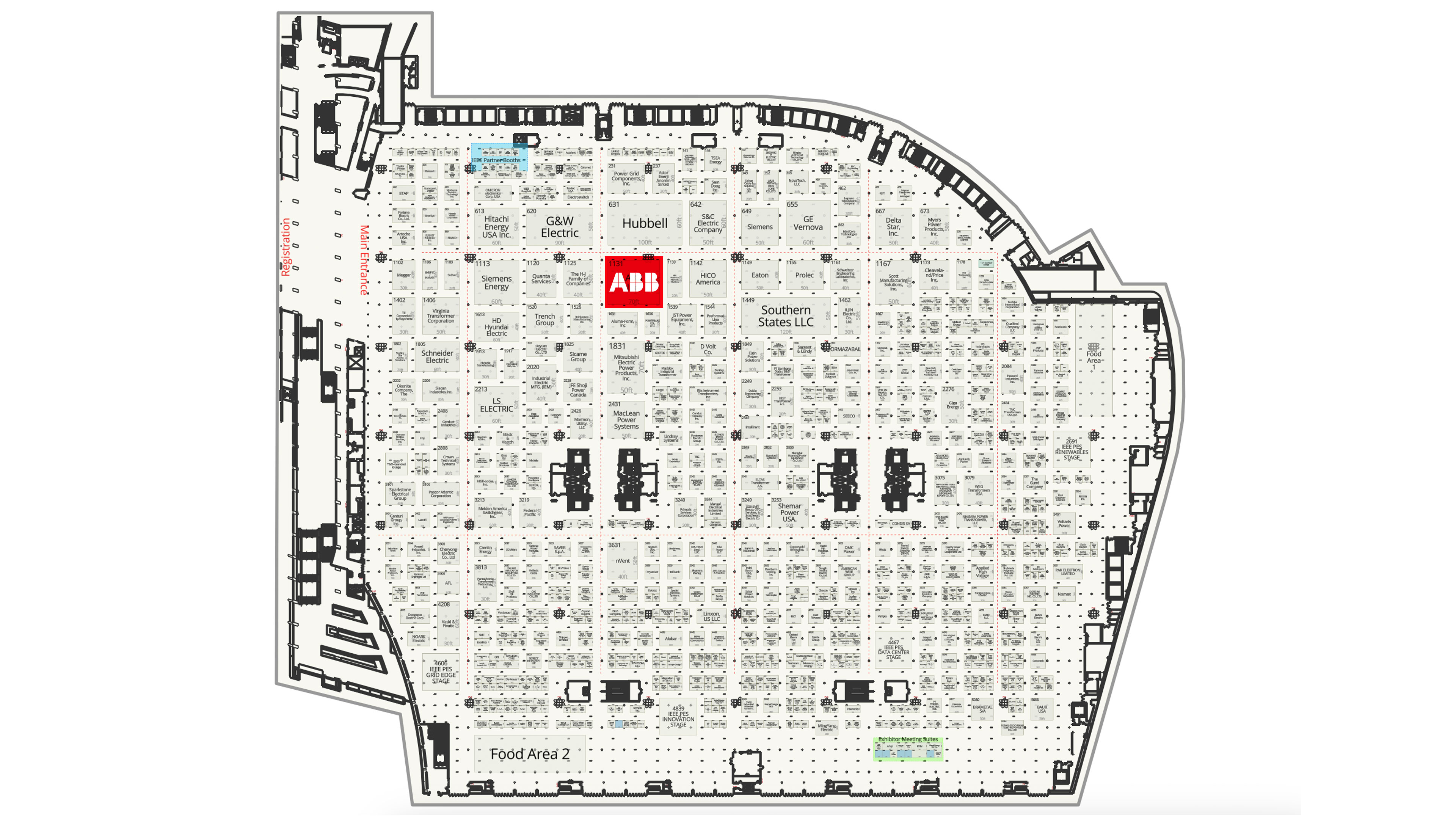 IEEE 2026 booth map