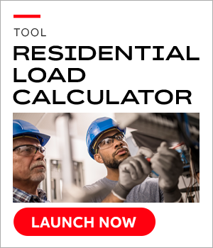 Launch now Residential Load Calculator