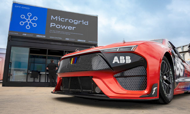 ABB and NASCAR Unveil Sport’s First Grid Control