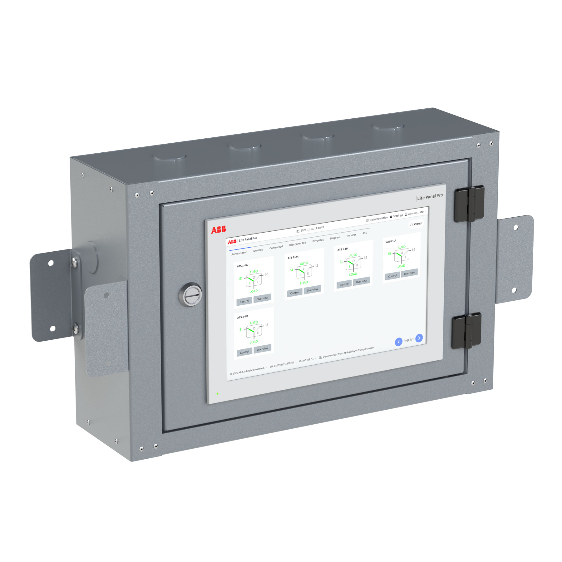 ATS Annunciator with Lite Panel Pro