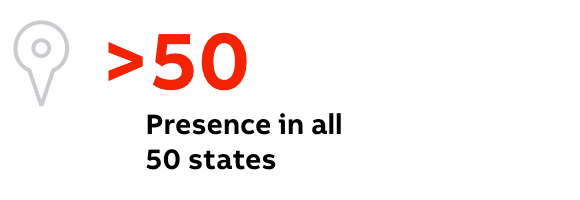 Presence in all 50 states