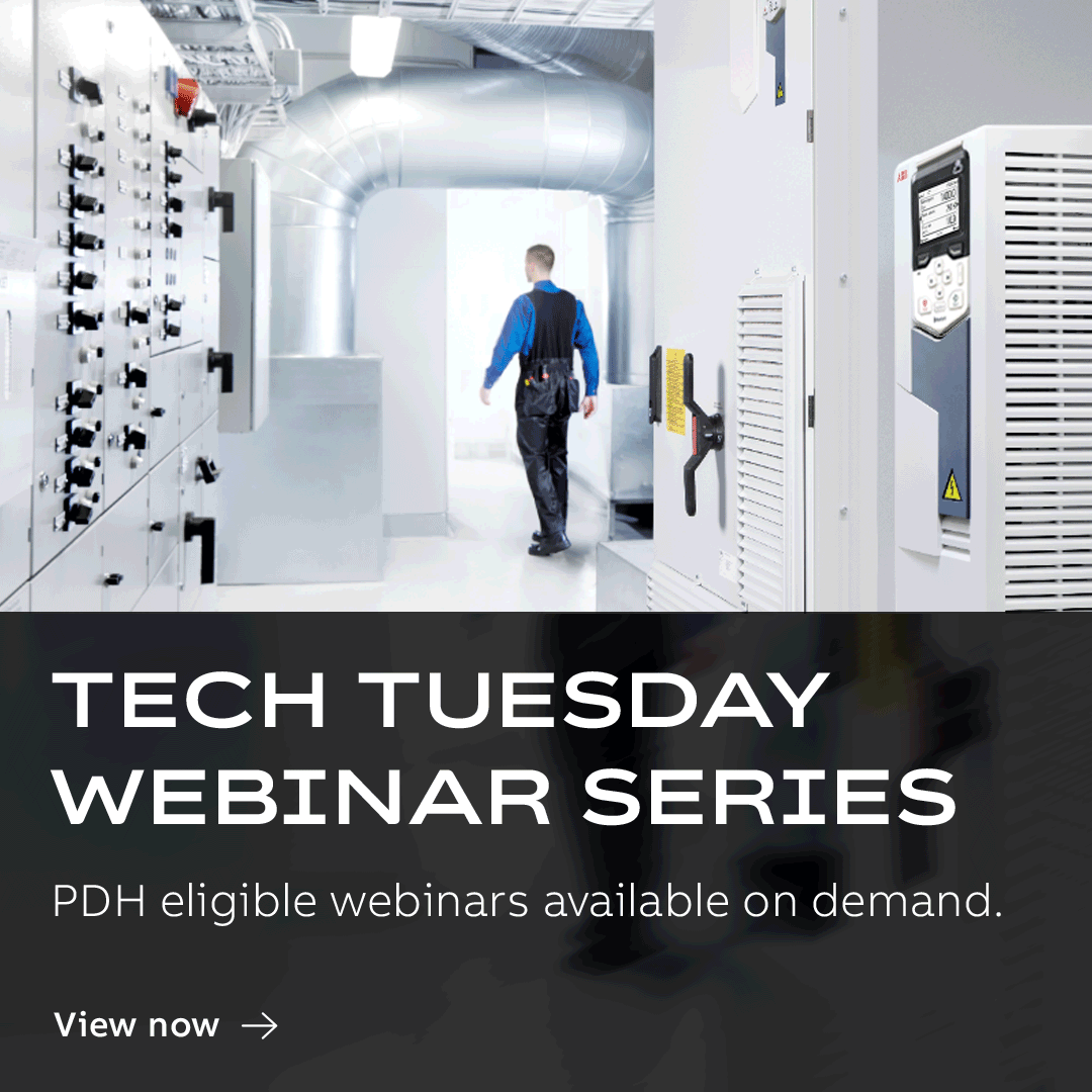 ABB Tech Tuesday Webinar Series Available On Demand