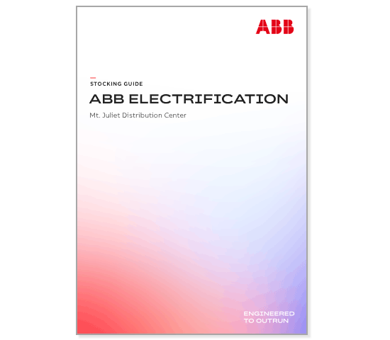 ABB Mt. Juliet Distribution Center stocking guide