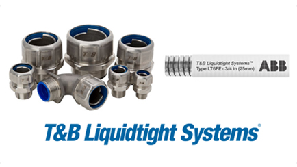 Liquidtight Stainless steel fittings and flexible metal conduit Liquidtight conduits and fittings ensure corrosion resistance in washdown environments, combined with ingress protection.